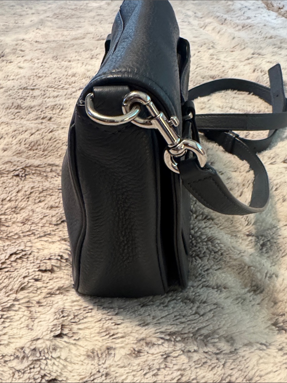 Marc Jacobs Pebbled Leather Crossbody in Slate Blue-Gray - Picture 9 of 9